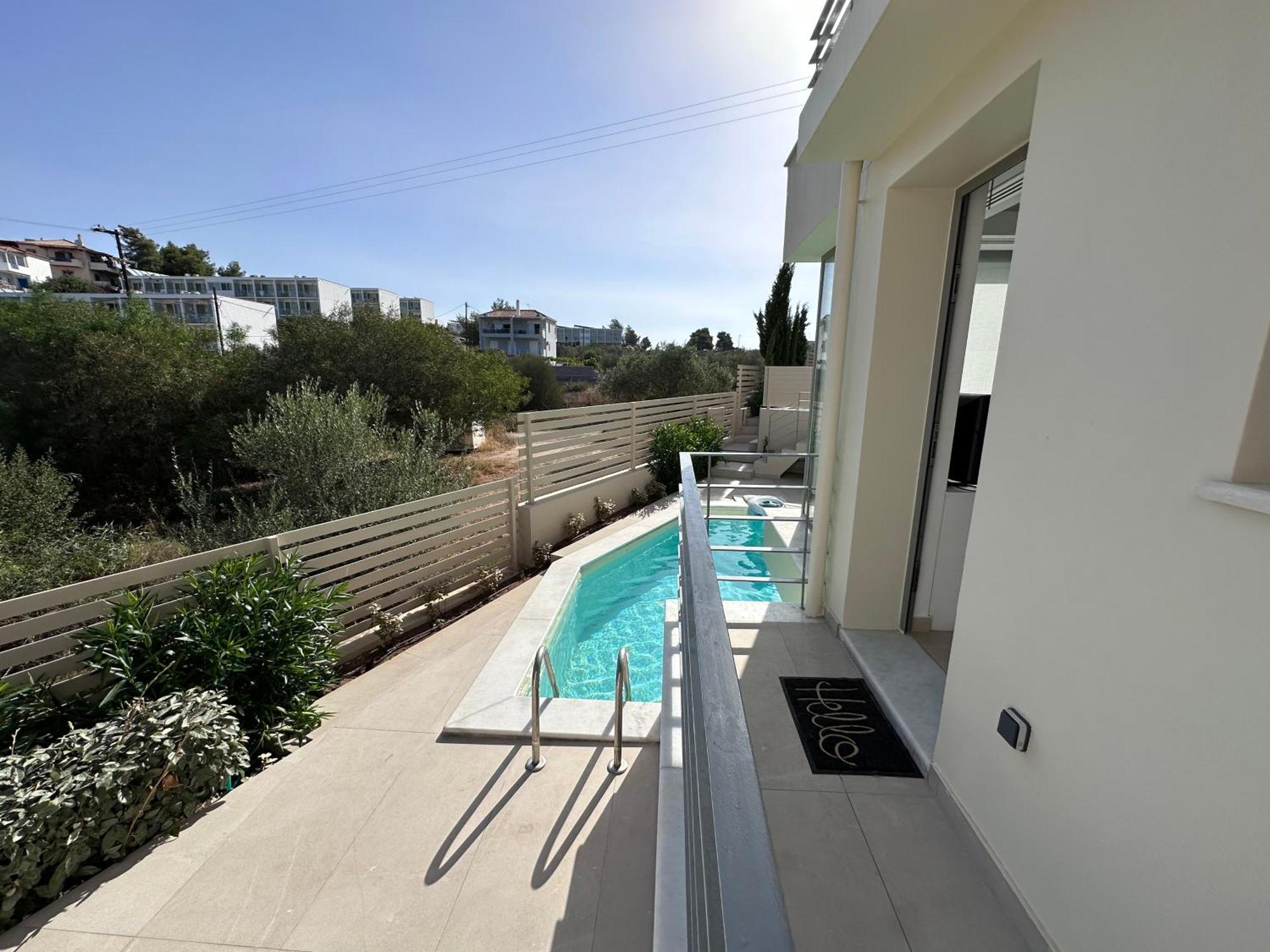 Rvg Rania House With Pool Apartment Порто Хели Екстериор снимка